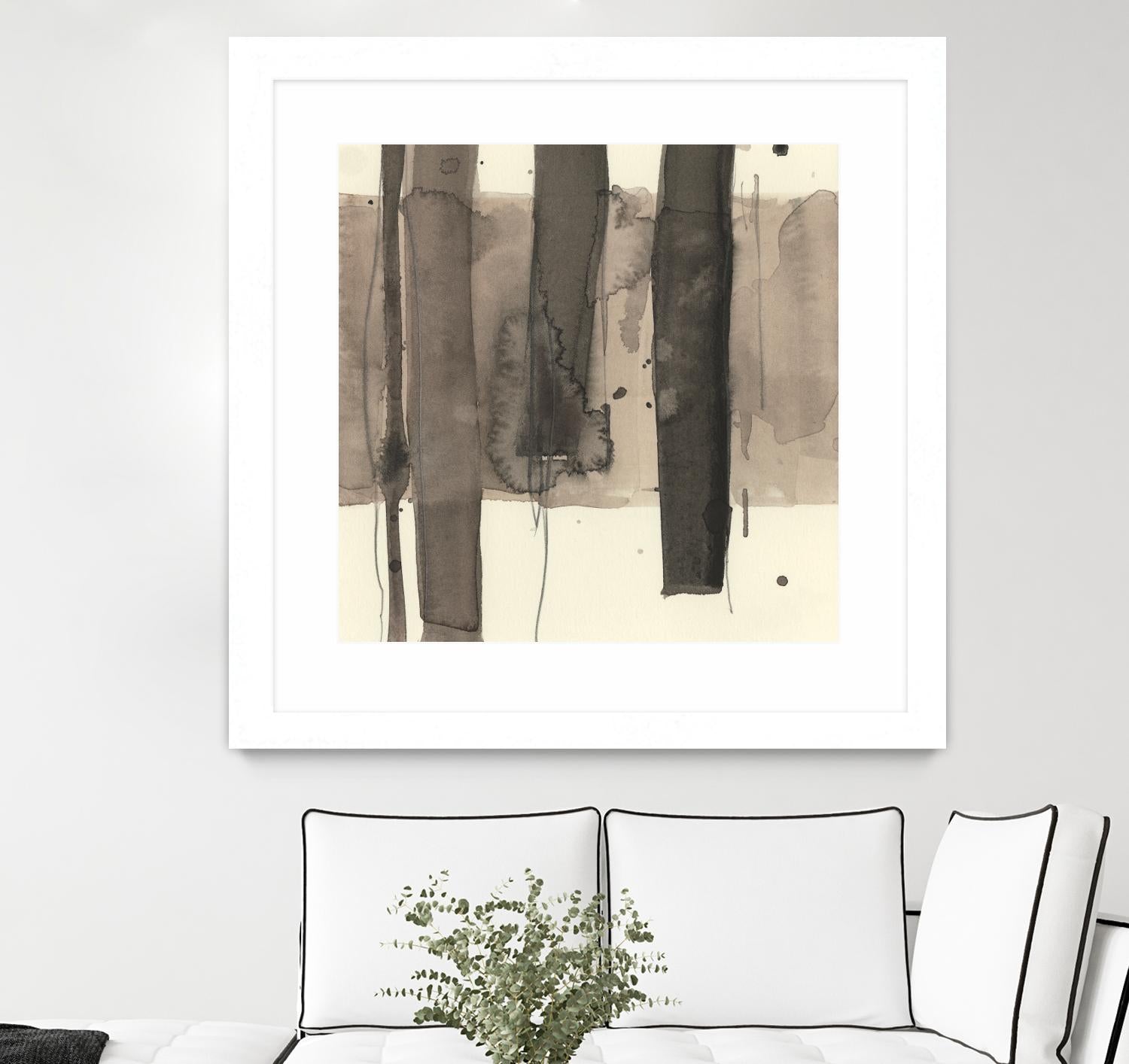 Wood Piling I by Samuel Dixon on GIANT ART - beige abstract abstract