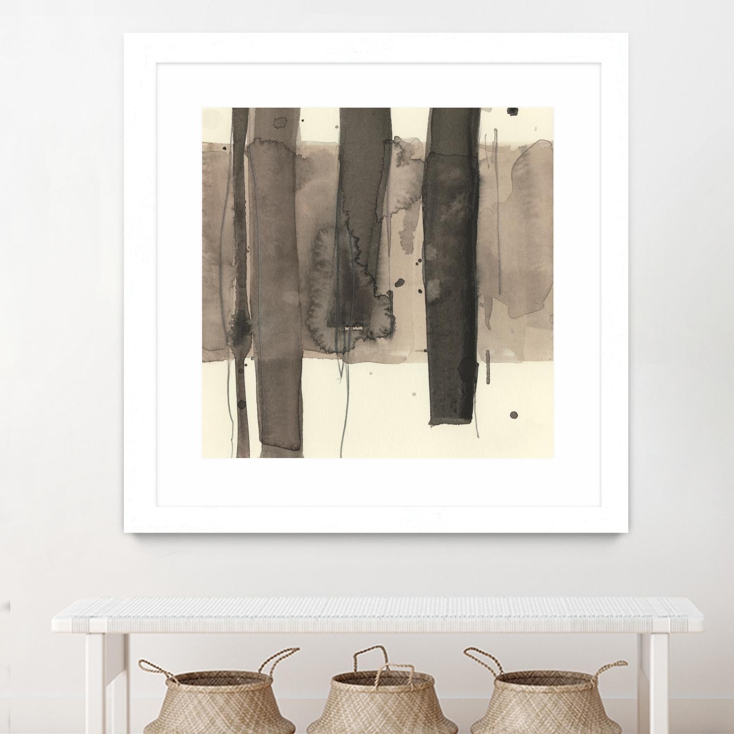 Wood Piling I by Samuel Dixon on GIANT ART - beige abstract abstract
