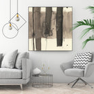 Wood Piling I by Samuel Dixon on GIANT ART - beige abstract abstract