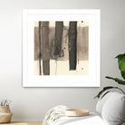 Wood Piling I by Samuel Dixon on GIANT ART - beige abstract abstract