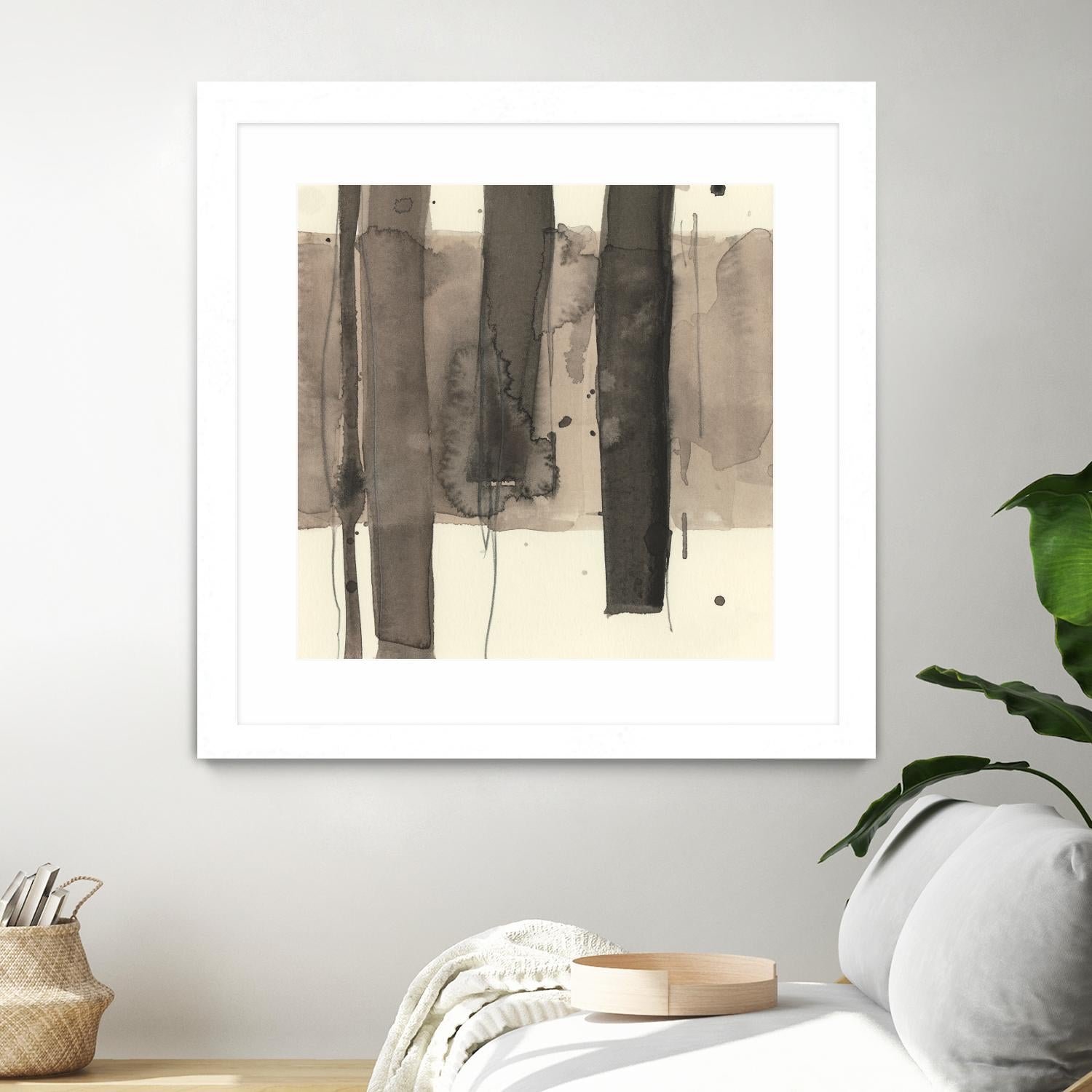 Wood Piling I by Samuel Dixon on GIANT ART - beige abstract abstract