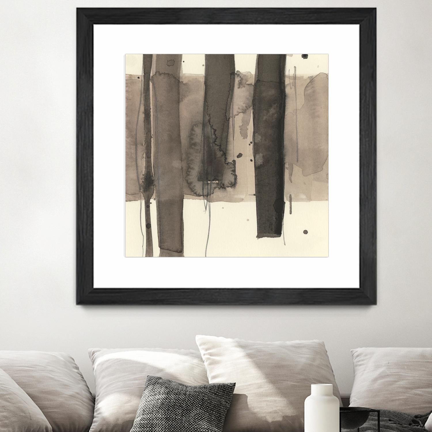 Wood Piling I by Samuel Dixon on GIANT ART - beige abstract abstract