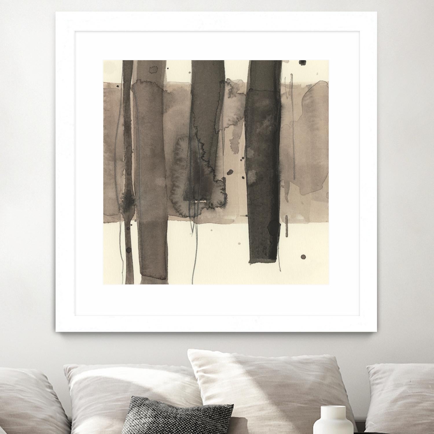Wood Piling I by Samuel Dixon on GIANT ART - beige abstract abstract