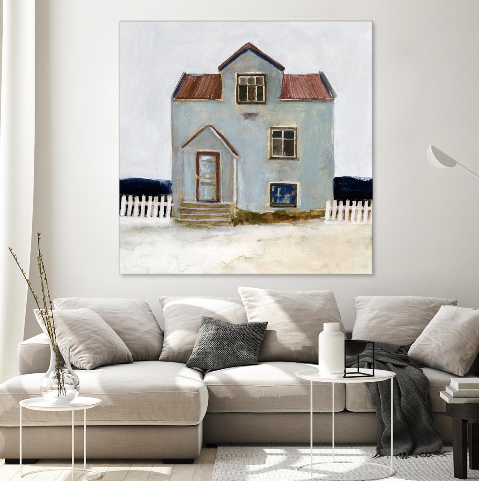 Beach Hut III by Stellar Design Studio on GIANT ART - beige coastal & tropical accommodations