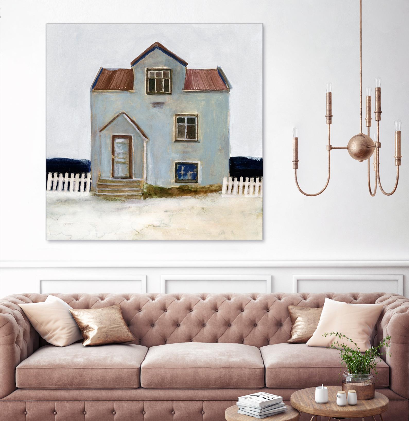 Beach Hut III by Stellar Design Studio on GIANT ART - beige coastal & tropical accommodations