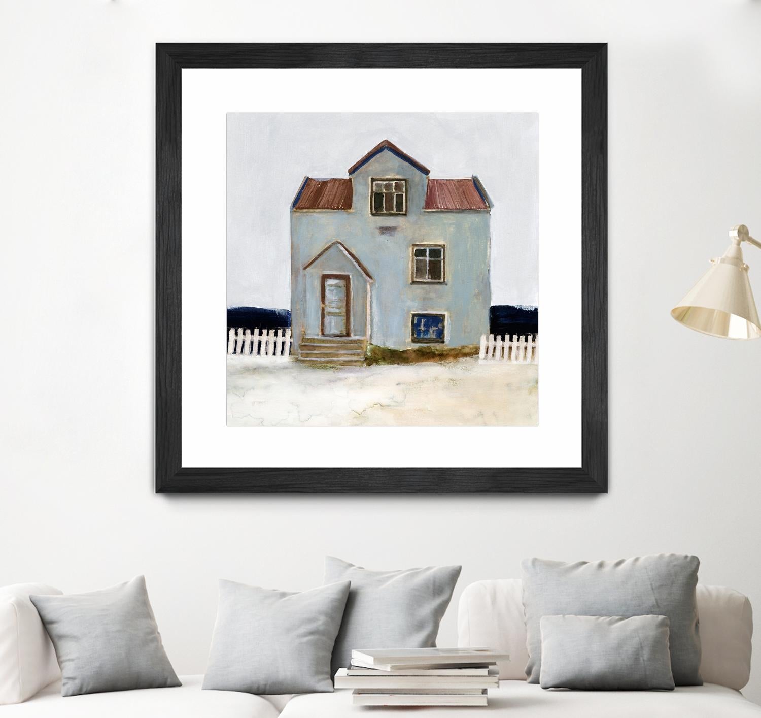 Beach Hut III by Stellar Design Studio on GIANT ART - beige coastal & tropical accommodations