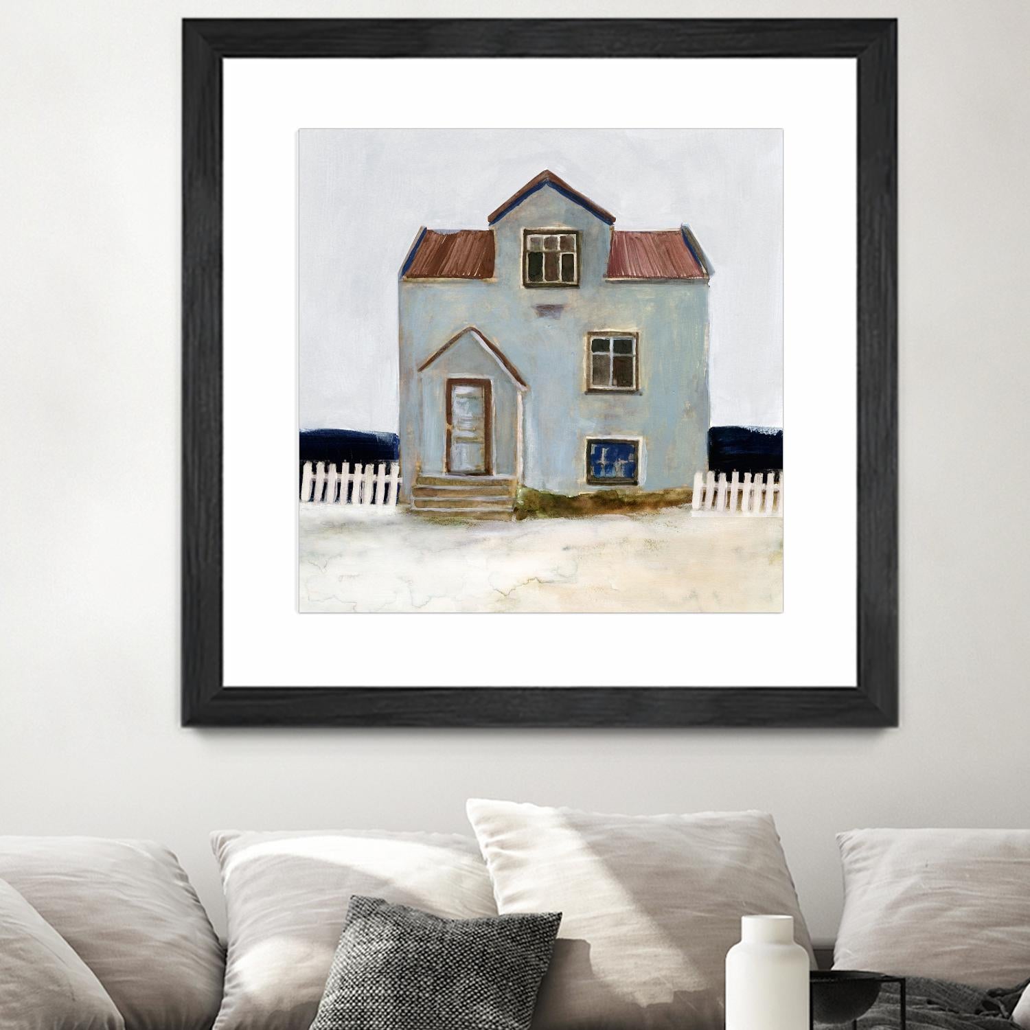 Beach Hut III by Stellar Design Studio on GIANT ART - beige coastal & tropical accommodations