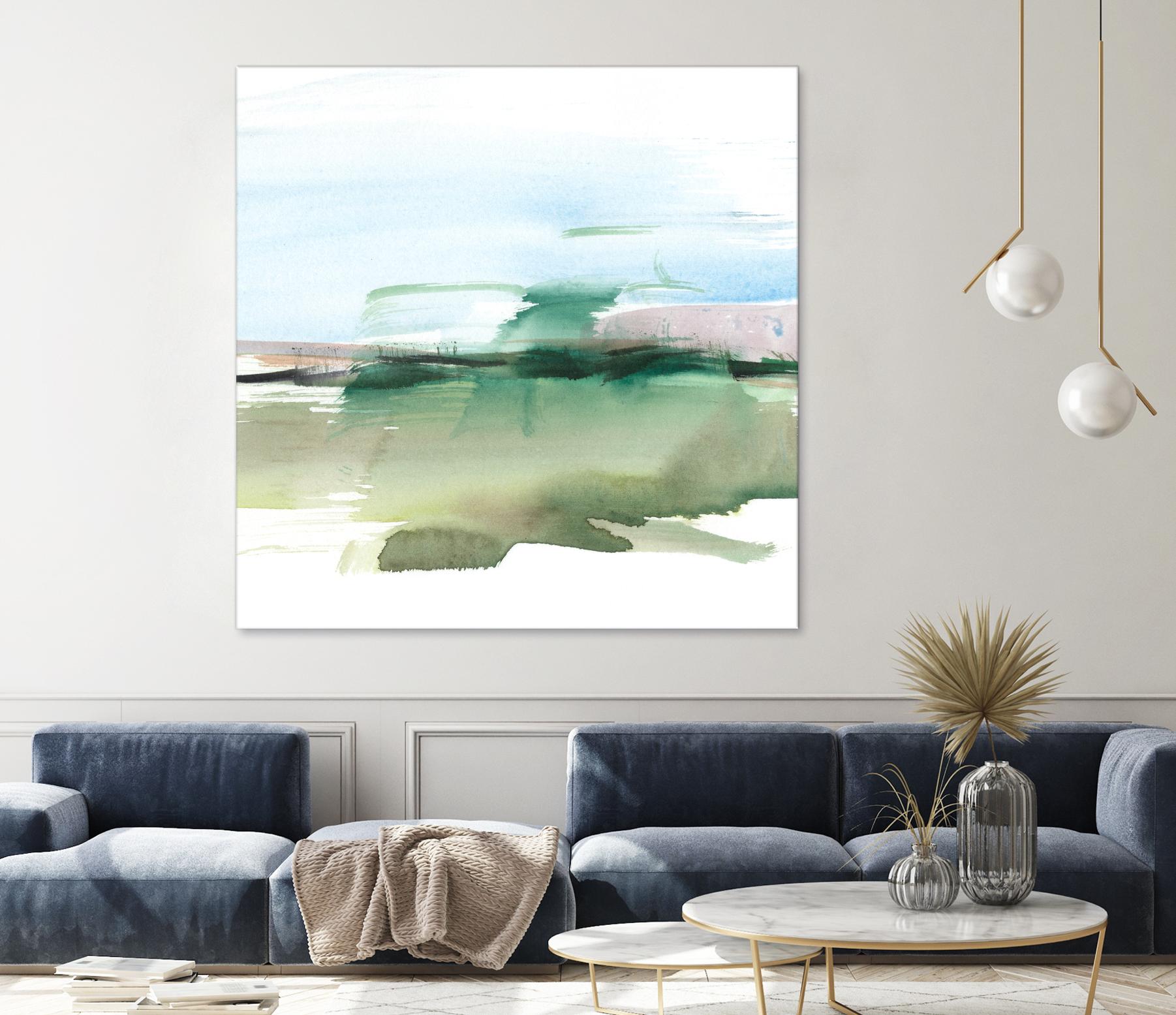 Abstract Wetland II by Ethan Harper on GIANT ART - green abstract abstract