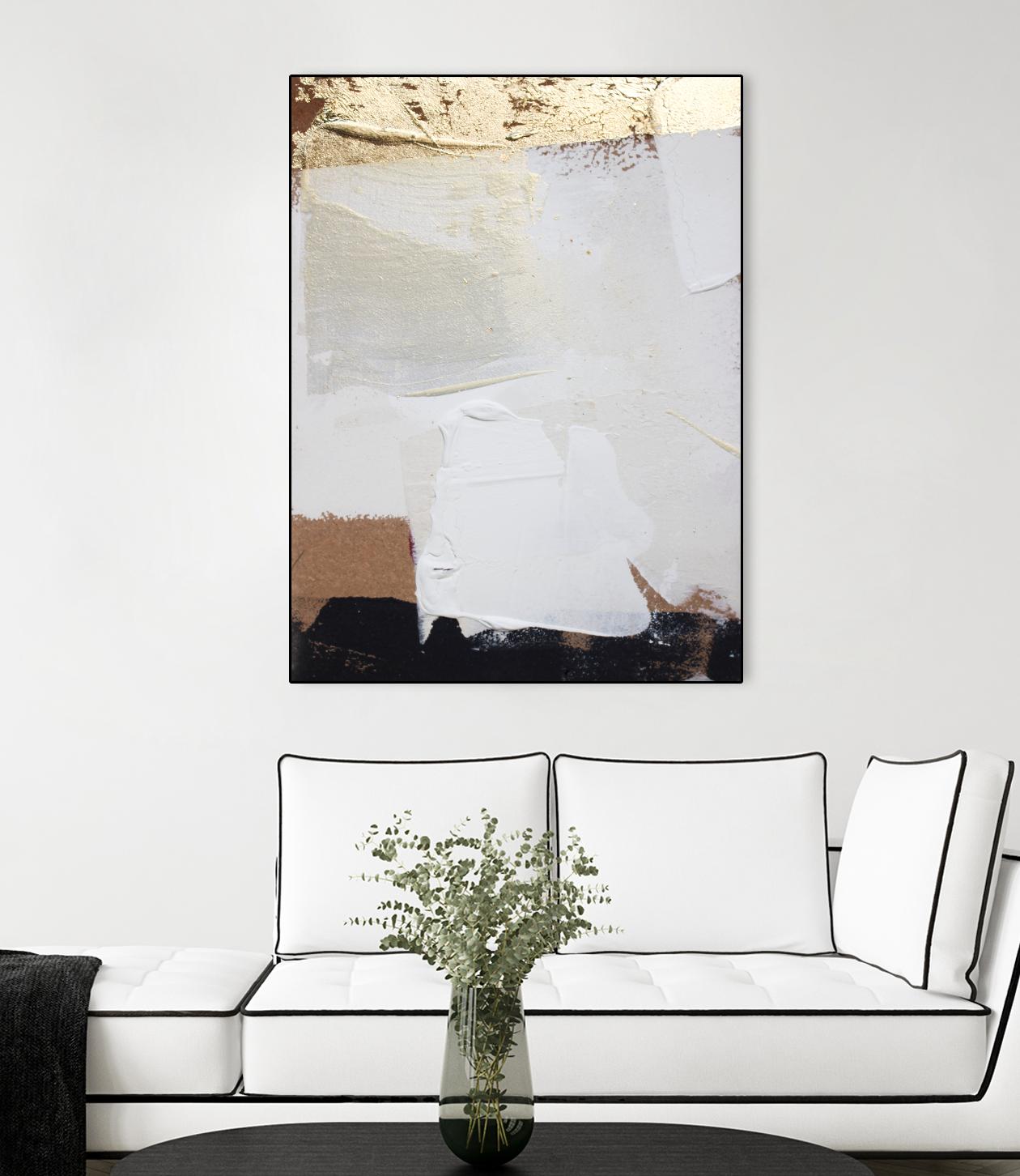 Gold Divided II by Kent Youngstrom on GIANT ART - gold abstract abstract