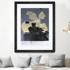 Gold Divided III by Kent Youngstrom on GIANT ART - gold abstract abstract