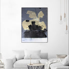 Gold Divided III by Kent Youngstrom on GIANT ART - gold abstract abstract