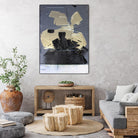 Gold Divided III by Kent Youngstrom on GIANT ART - gold abstract abstract