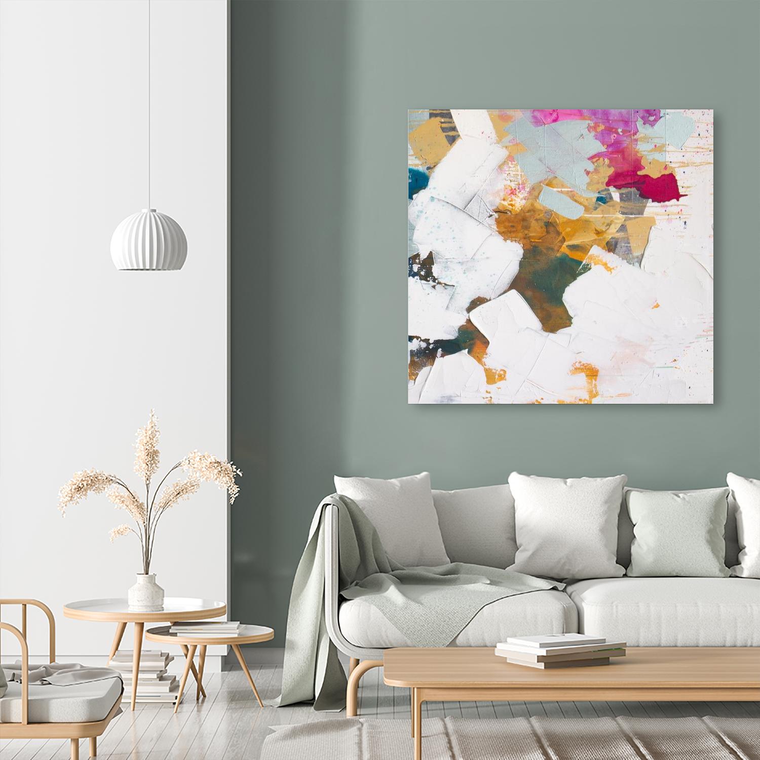 i see you diptych II by Kent Youngstrom on GIANT ART - gold abstract abstract