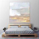 Abstract Coastland I by Victoria Borges on GIANT ART - gold landscapes & seascapes abstract