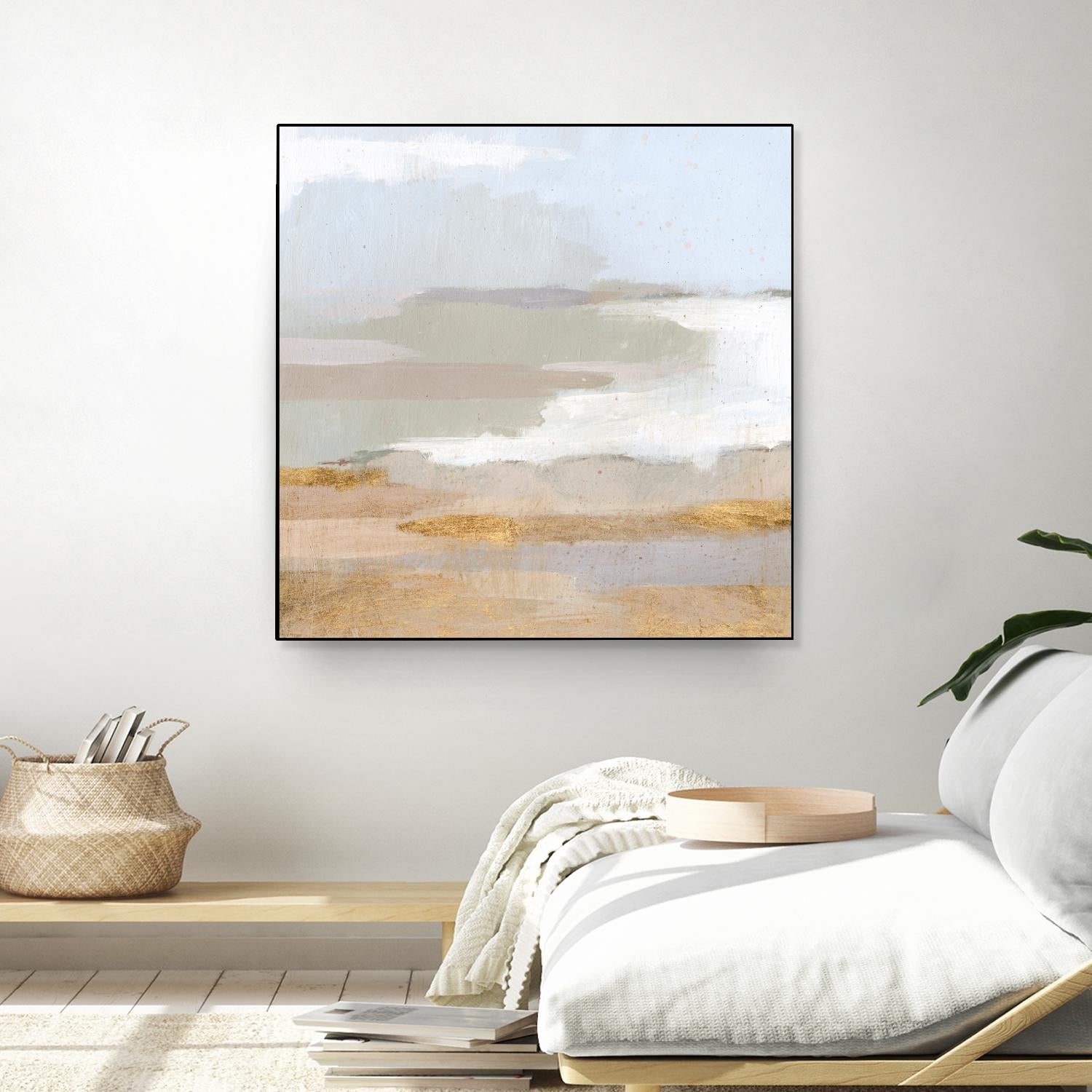 Abstract Coastland II by Victoria Borges on GIANT ART - gold landscapes & seascapes abstract
