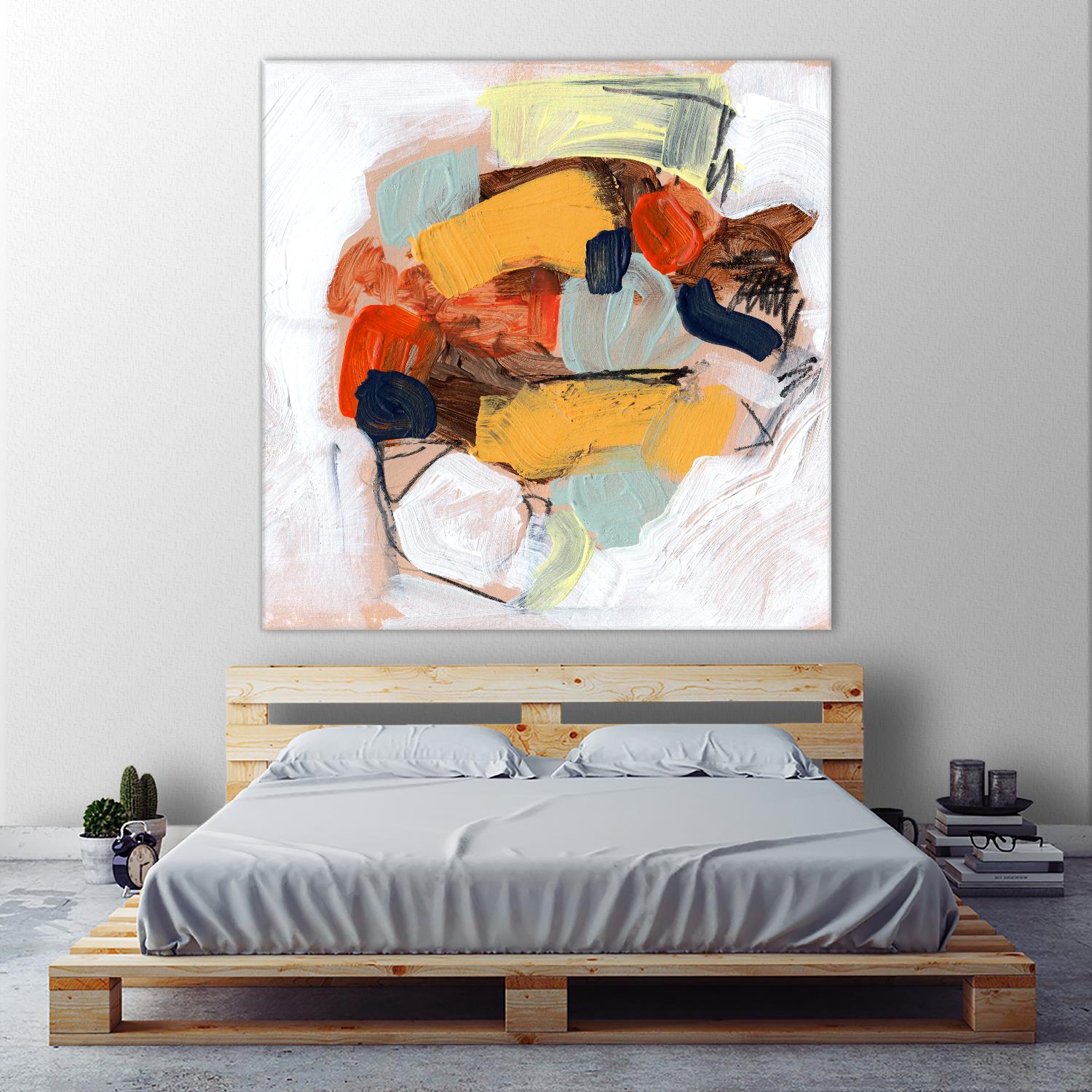 Lunchbox I by Jennifer Parker on GIANT ART - red abstract abstract