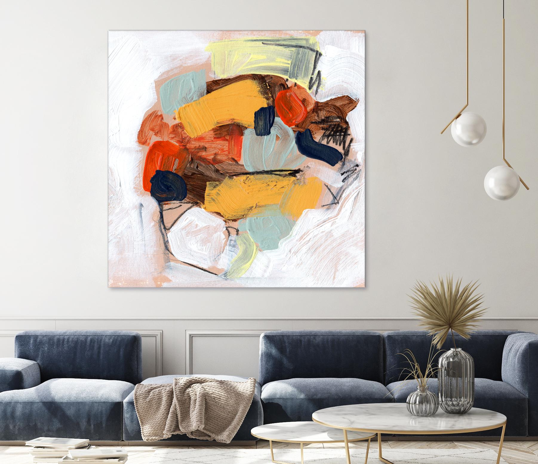 Lunchbox I by Jennifer Parker on GIANT ART - red abstract abstract