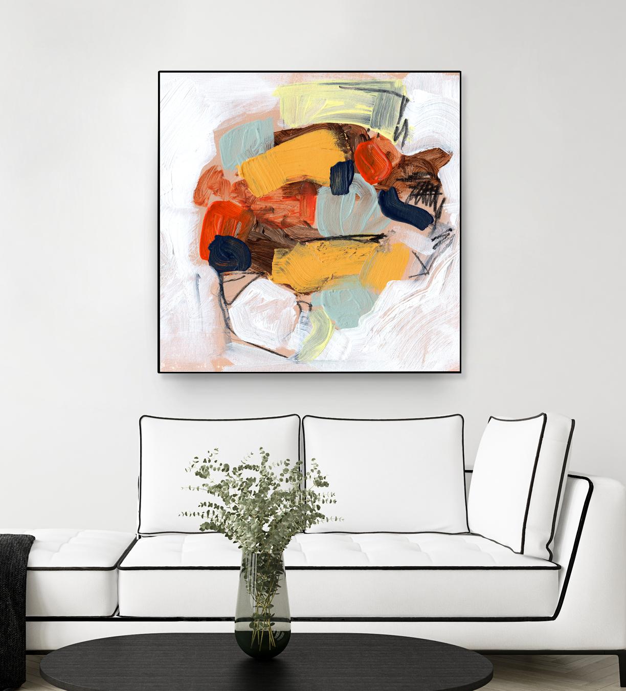 Lunchbox I by Jennifer Parker on GIANT ART - red abstract abstract