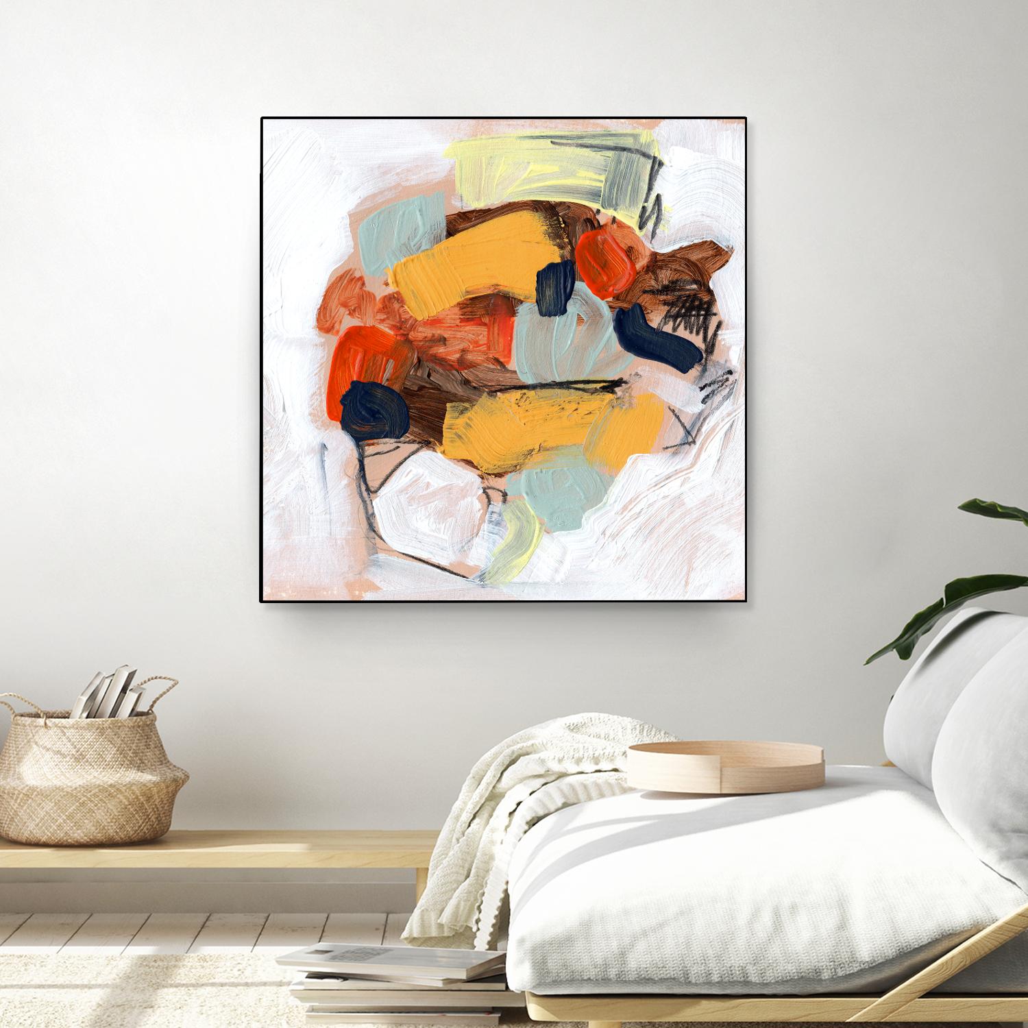 Lunchbox I by Jennifer Parker on GIANT ART - red abstract abstract