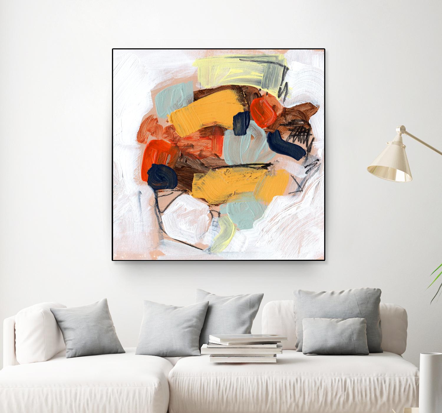 Lunchbox I by Jennifer Parker on GIANT ART - red abstract abstract