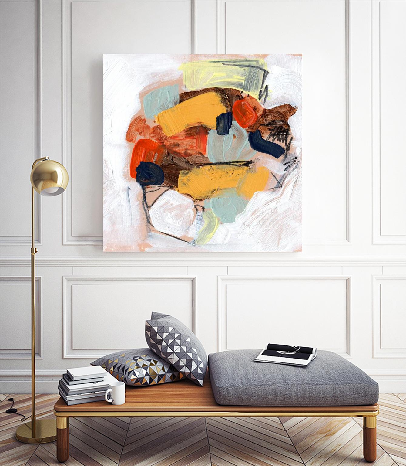 Lunchbox I by Jennifer Parker on GIANT ART - red abstract abstract