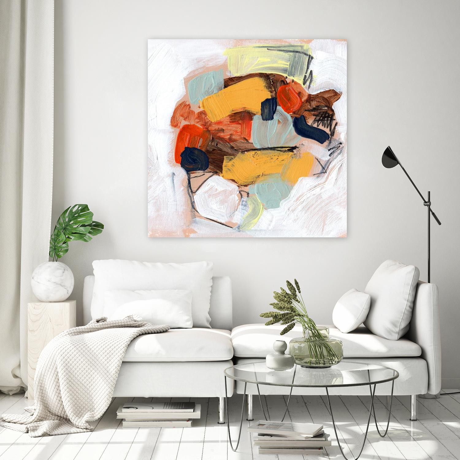 Lunchbox I by Jennifer Parker on GIANT ART - red abstract abstract