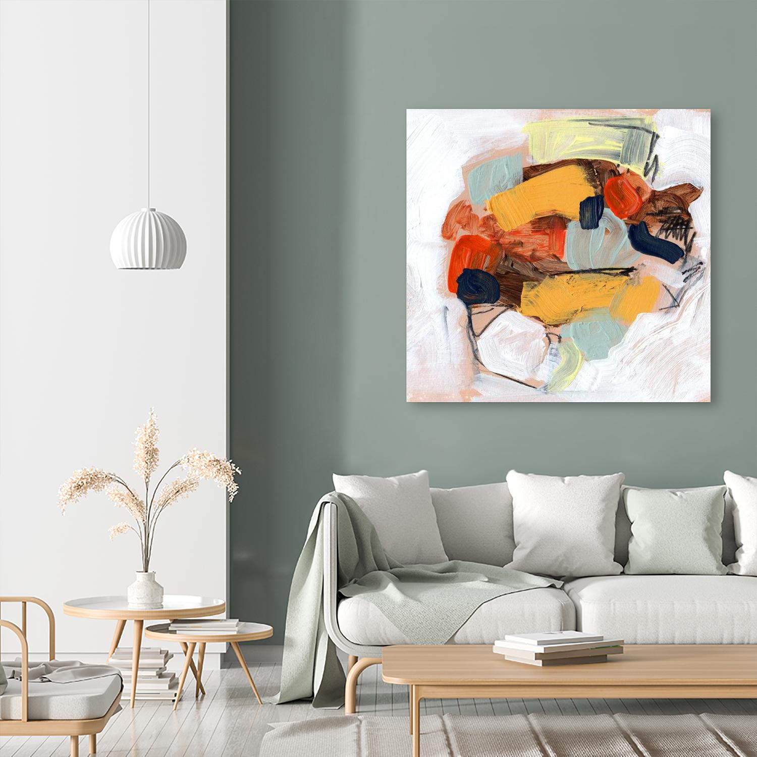 Lunchbox I by Jennifer Parker on GIANT ART - red abstract abstract