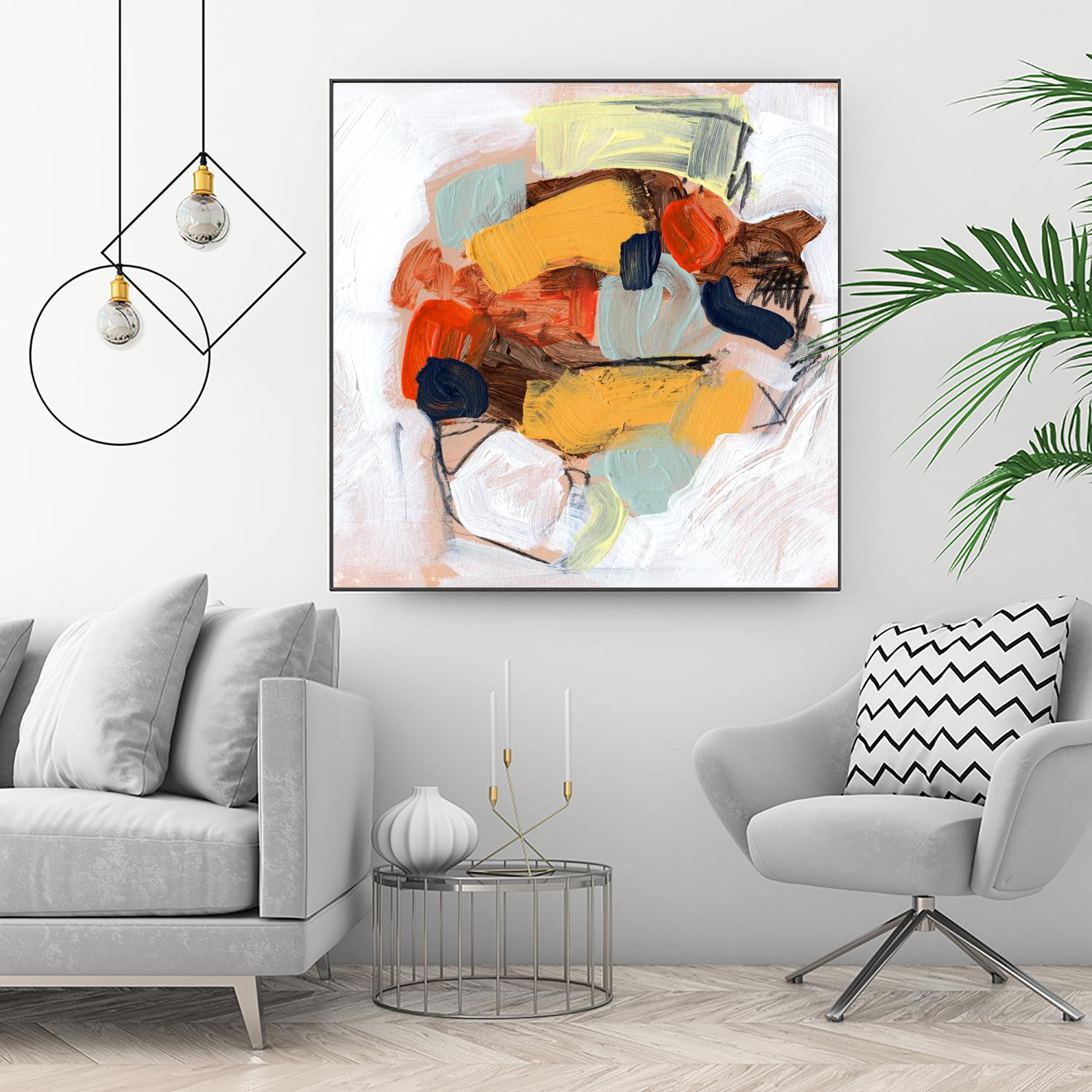 Lunchbox I by Jennifer Parker on GIANT ART - red abstract abstract