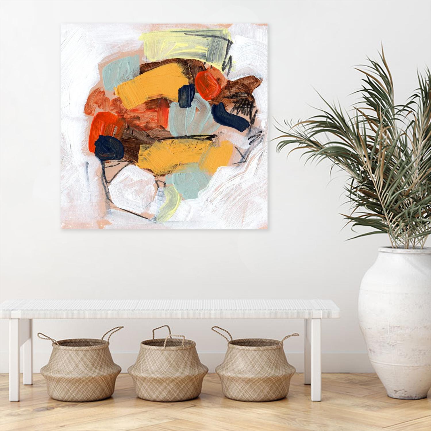 Lunchbox I by Jennifer Parker on GIANT ART - red abstract abstract