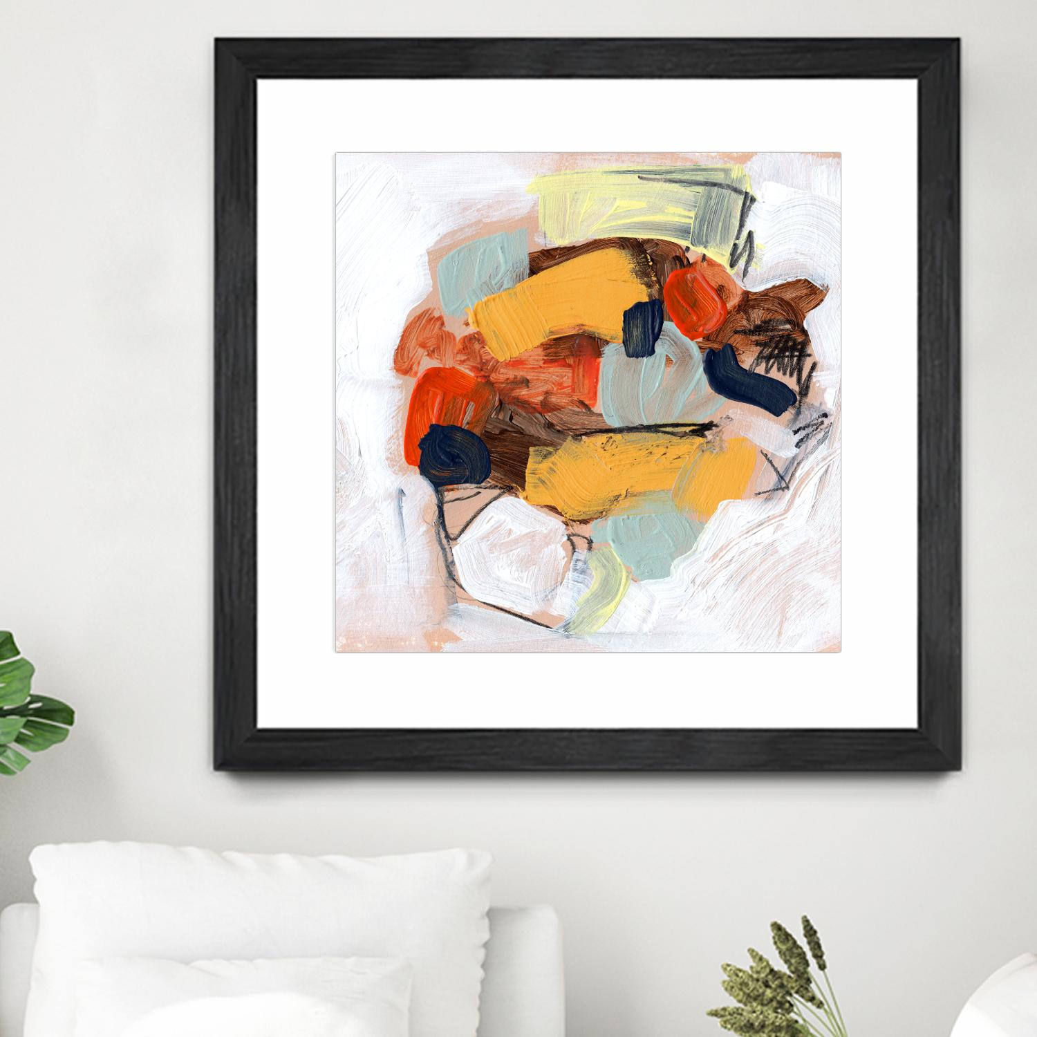 Lunchbox I by Jennifer Parker on GIANT ART - red abstract abstract