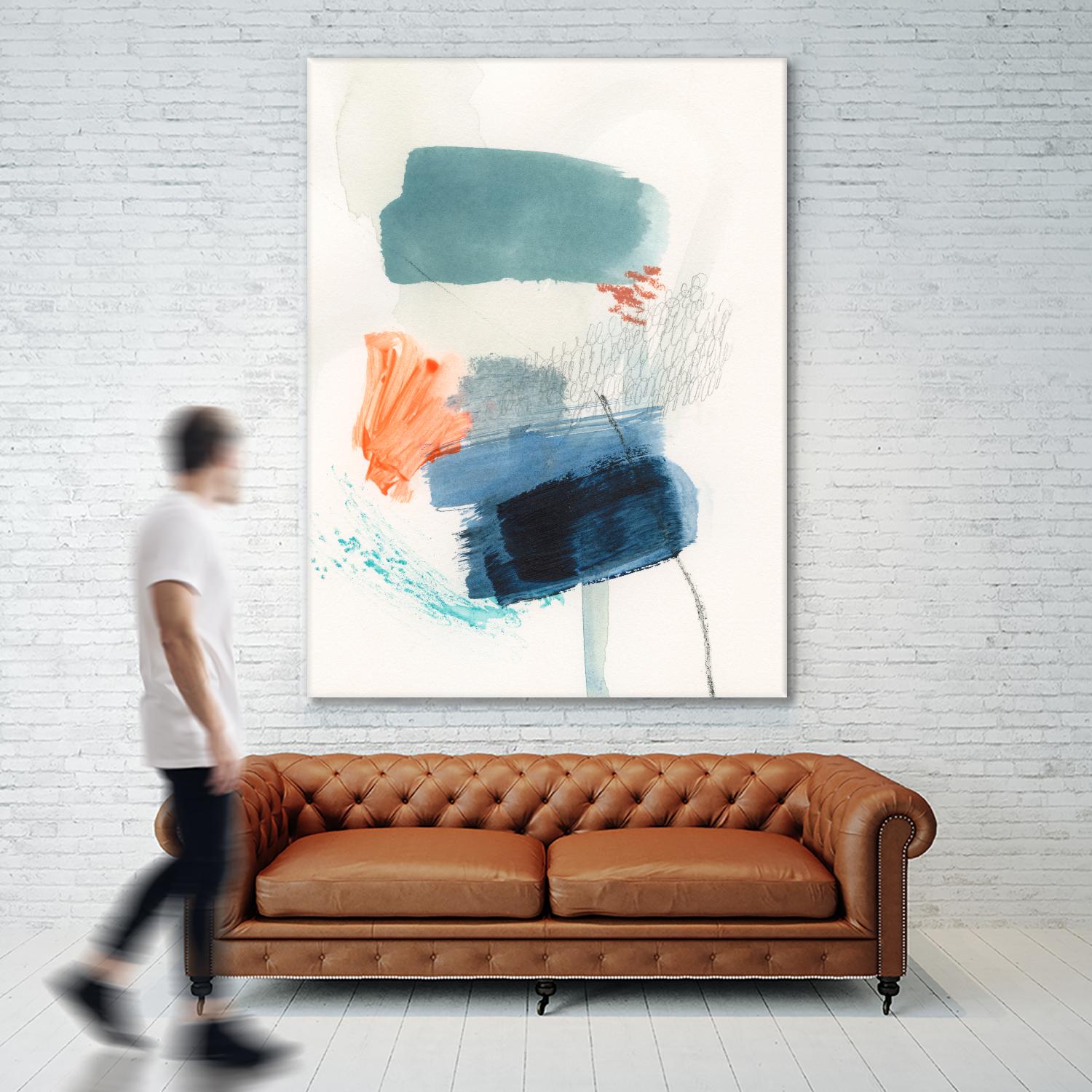 Lightvessel II by Victoria Barnes on GIANT ART - orange abstract abstract