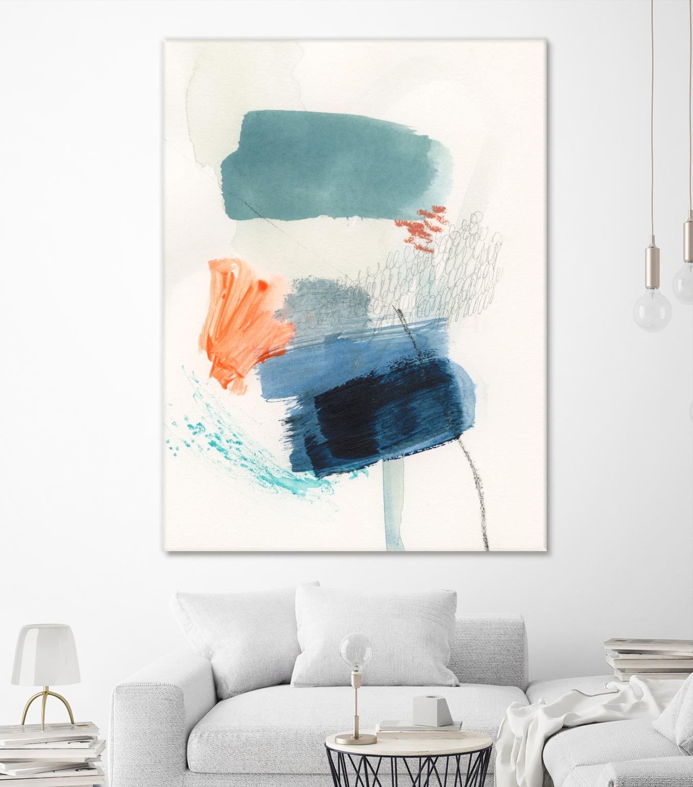 Lightvessel II by Victoria Barnes on GIANT ART - orange abstract abstract