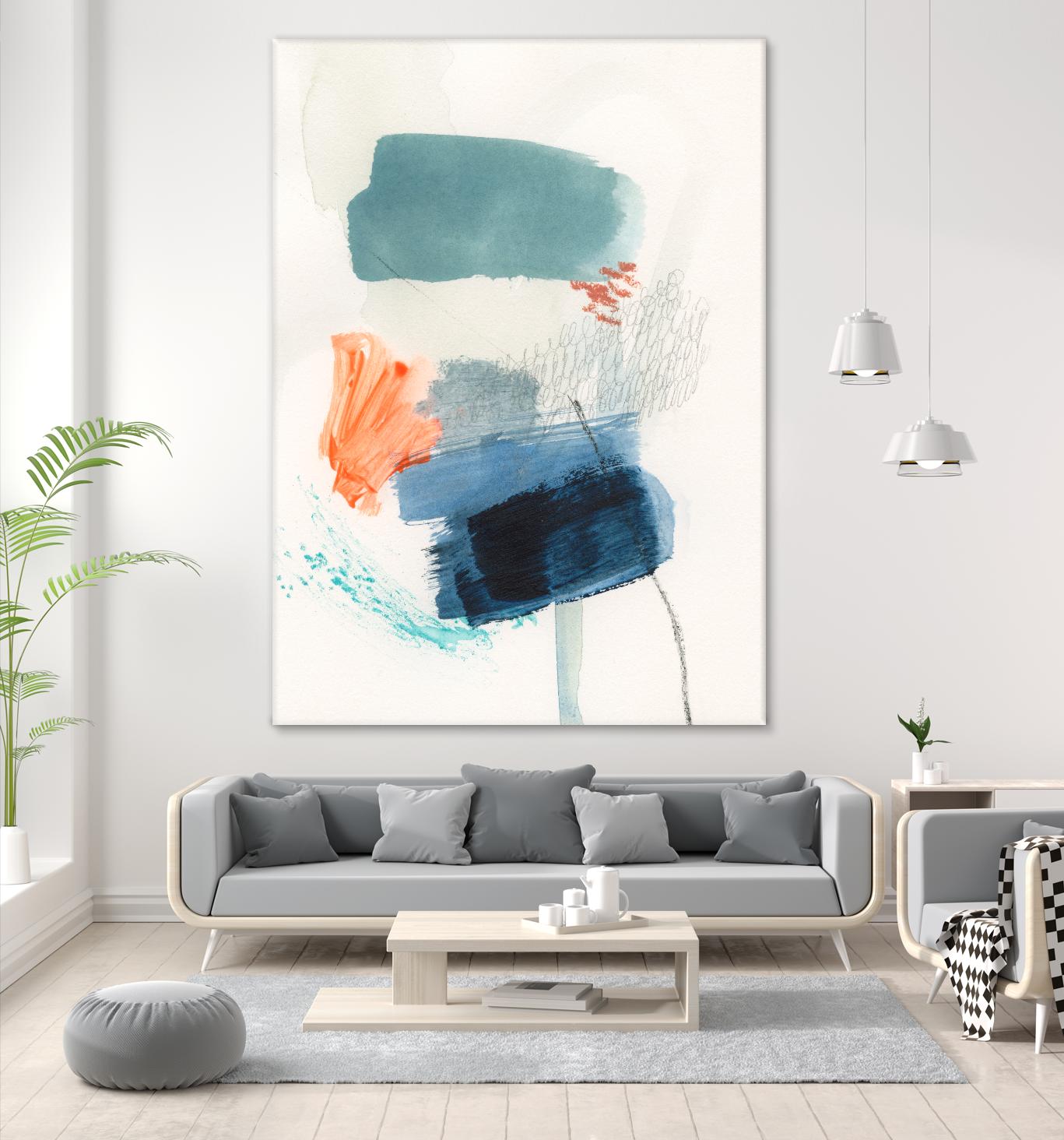 Lightvessel II by Victoria Barnes on GIANT ART - orange abstract abstract