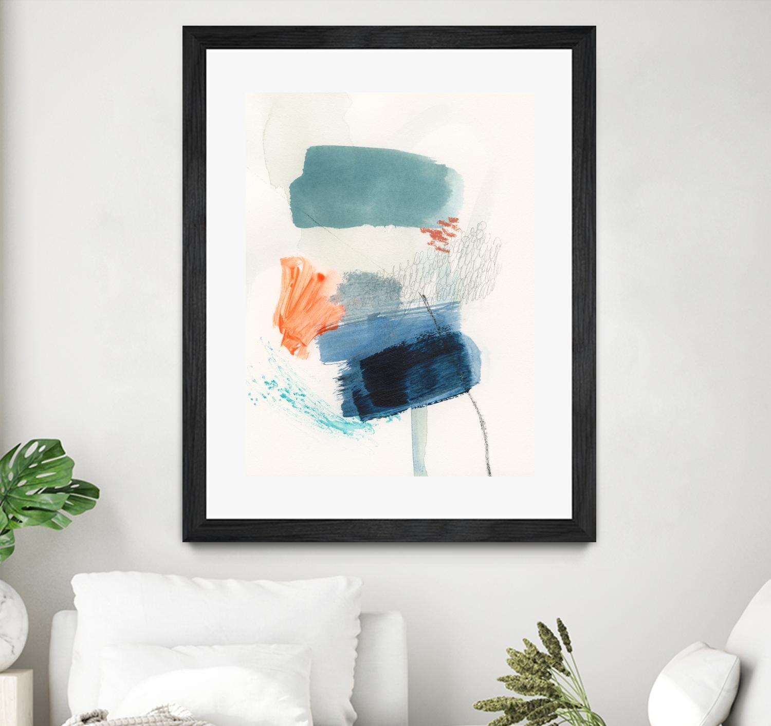 Lightvessel II by Victoria Barnes on GIANT ART - orange abstract abstract