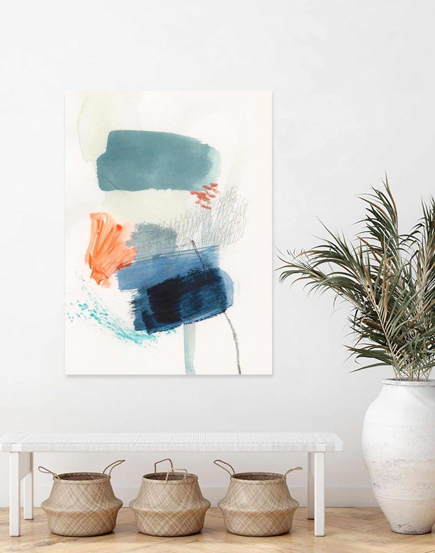 Lightvessel II by Victoria Barnes on GIANT ART - orange abstract abstract