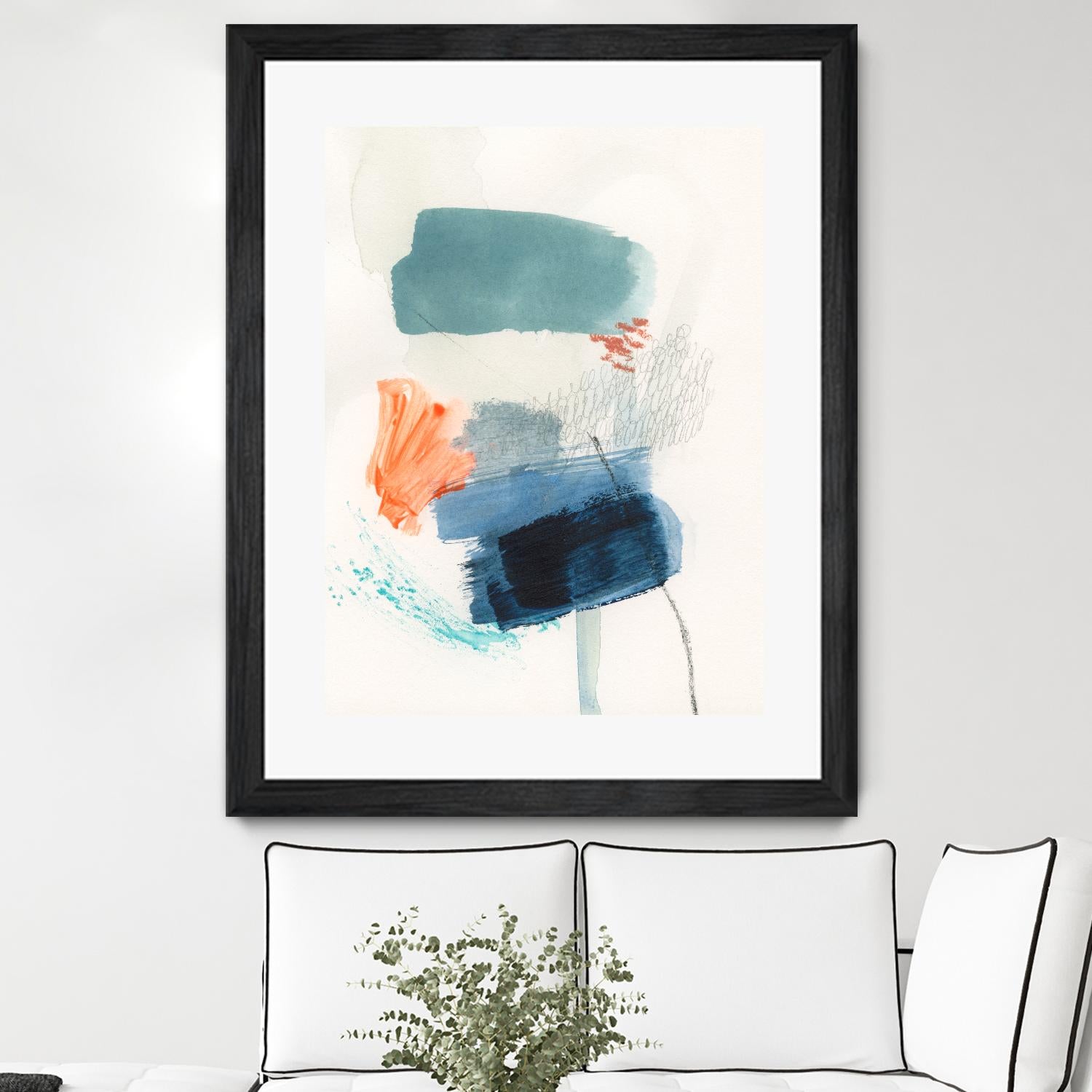 Lightvessel II by Victoria Barnes on GIANT ART - orange abstract abstract