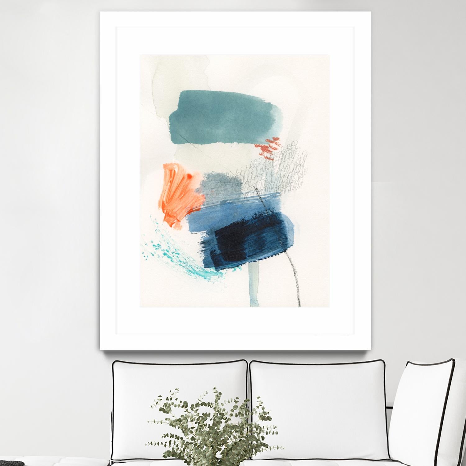 Lightvessel II by Victoria Barnes on GIANT ART - orange abstract abstract