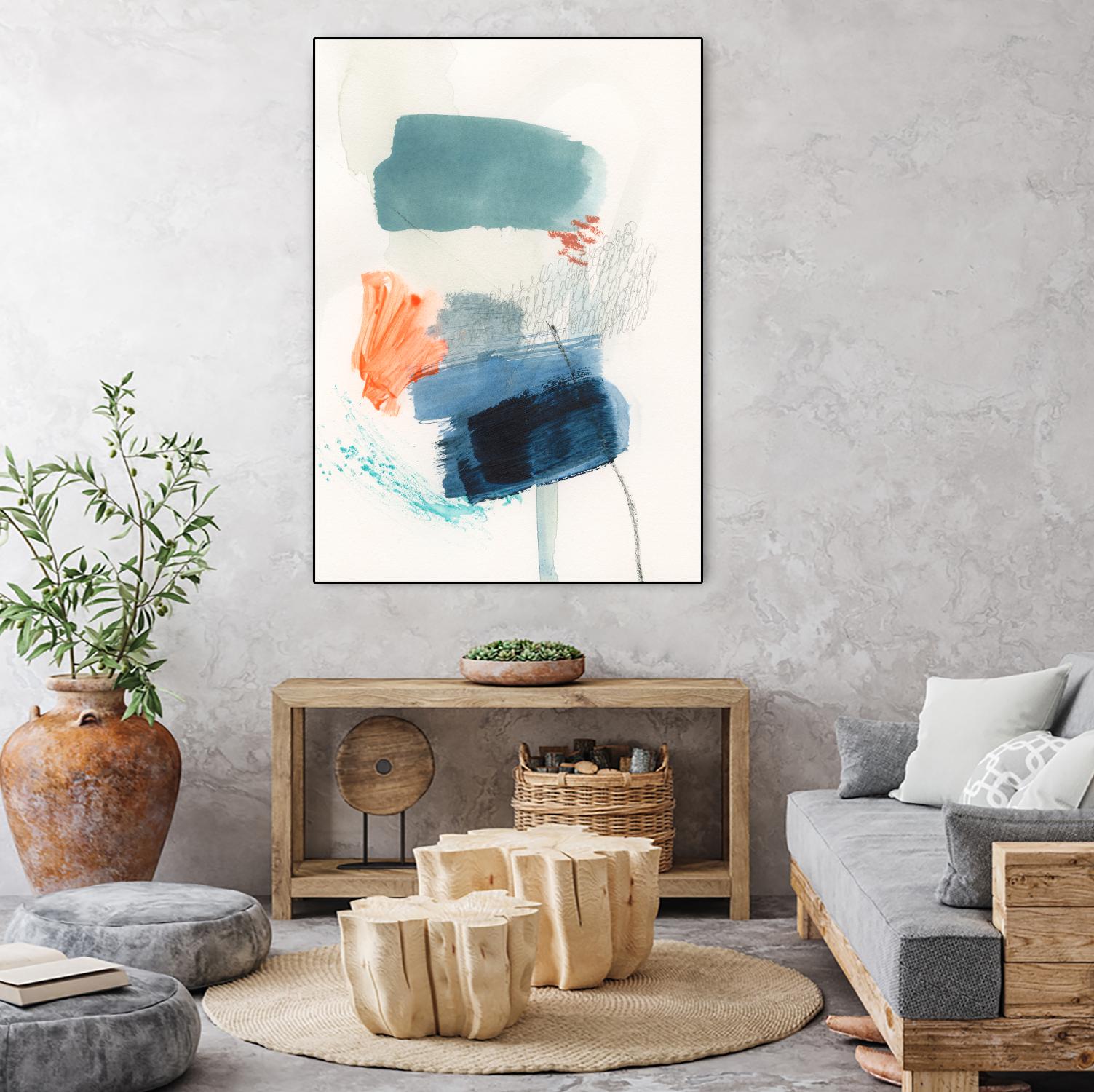 Lightvessel II by Victoria Barnes on GIANT ART - orange abstract abstract