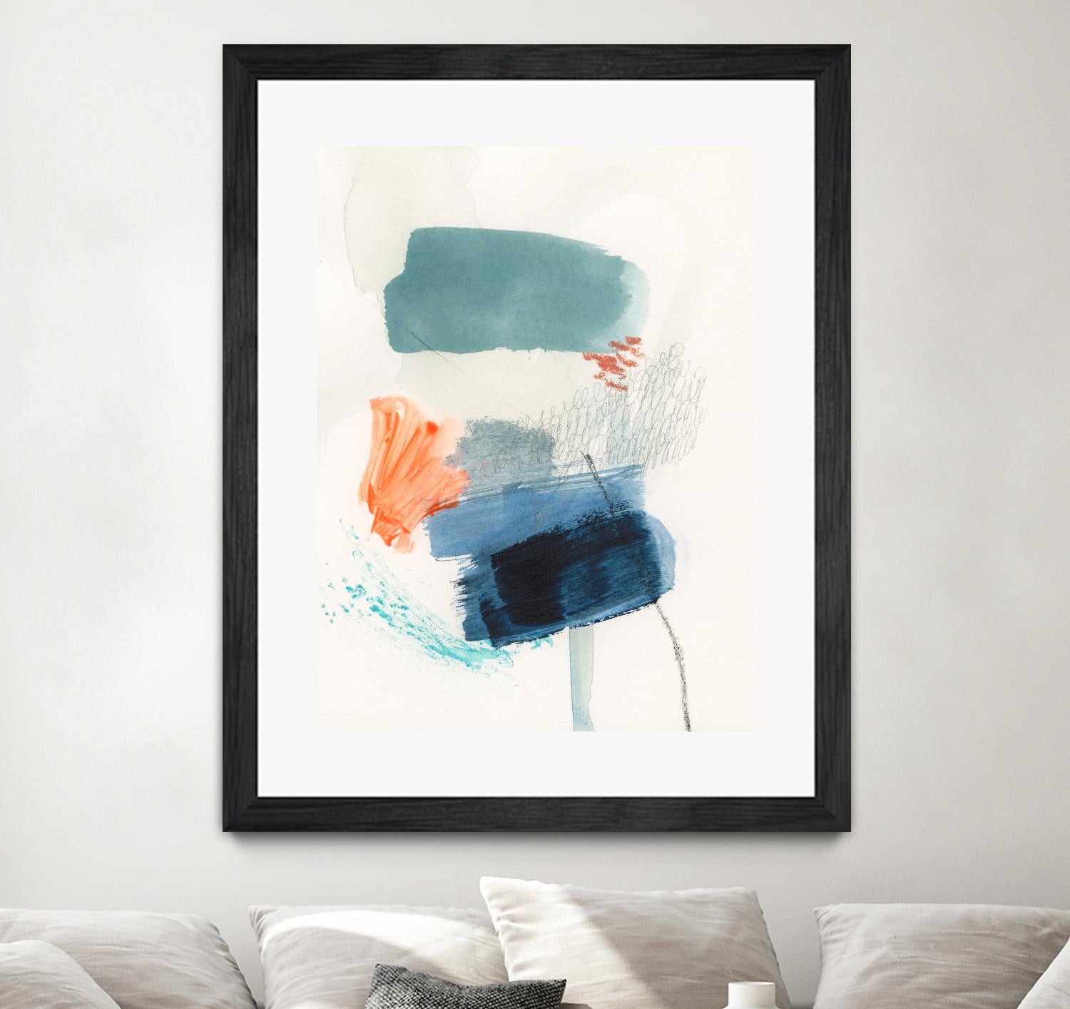 Lightvessel II by Victoria Barnes on GIANT ART - orange abstract abstract