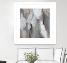 Cloudy Shapes I by Jennifer Parker on GIANT ART - beige abstract