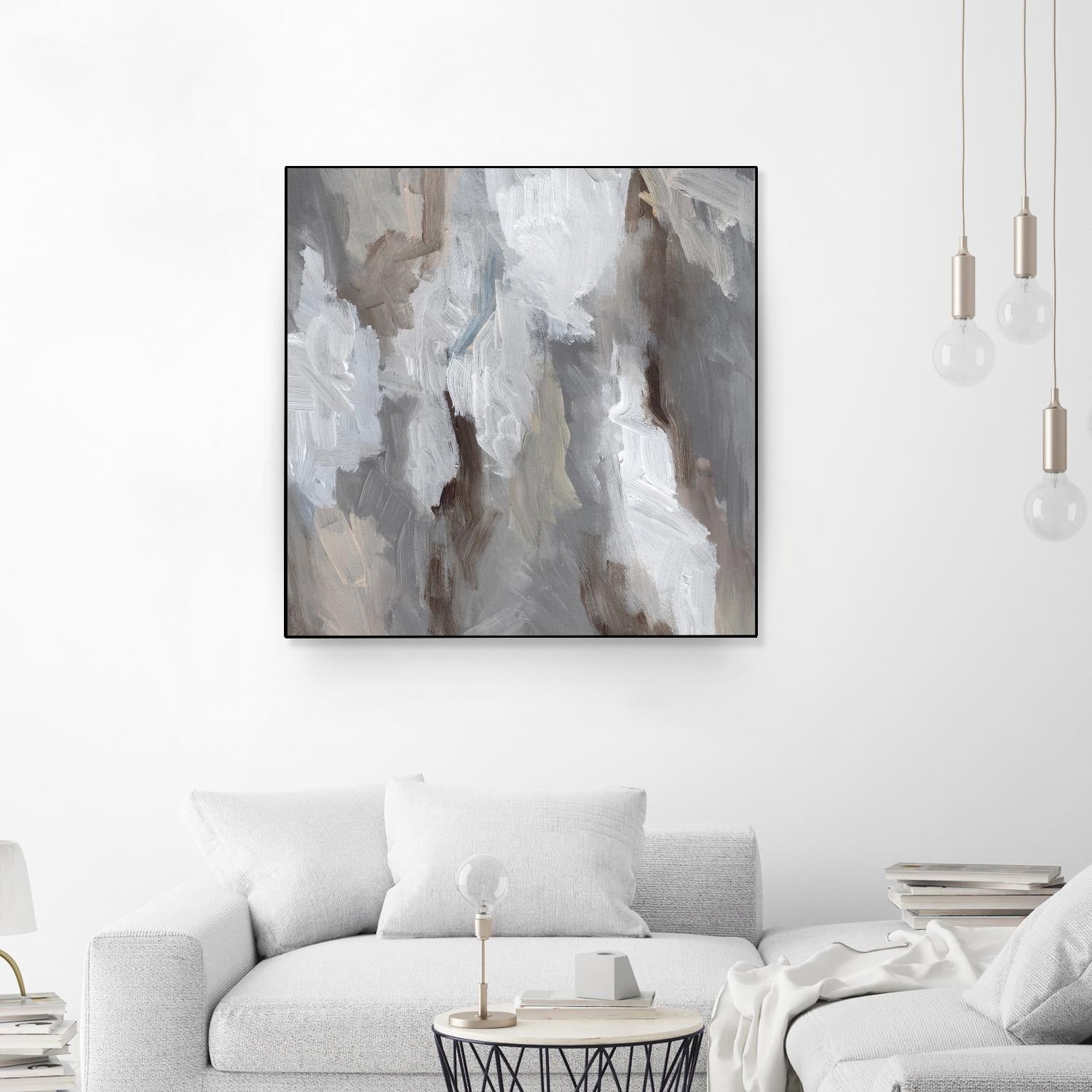 Cloudy Shapes I by Jennifer Parker on GIANT ART - beige abstract
