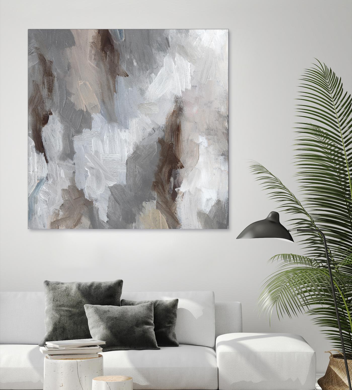 Cloudy Shapes II by Jennifer Parker on GIANT ART - white abstract abstract