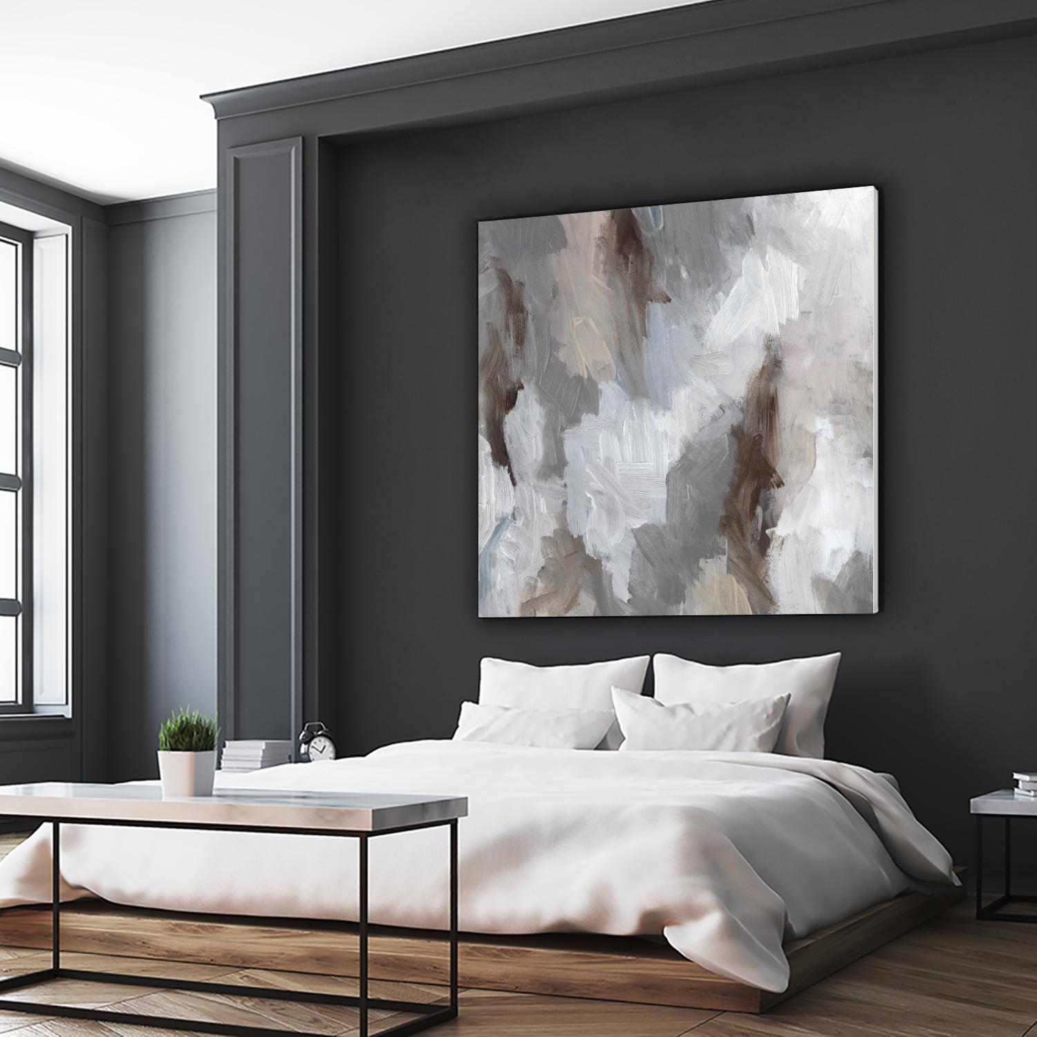 Cloudy Shapes II by Jennifer Parker on GIANT ART - white abstract abstract