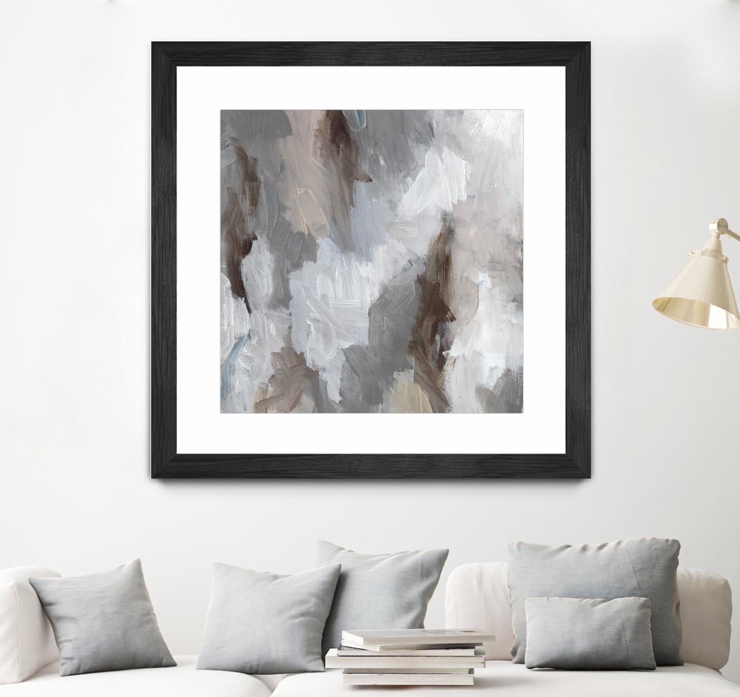 Cloudy Shapes II by Jennifer Parker on GIANT ART - white abstract abstract