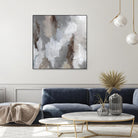 Cloudy Shapes II by Jennifer Parker on GIANT ART - white abstract abstract