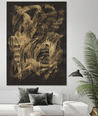 Velocity by Lori Arbel on GIANT ART - gold abstract abstract