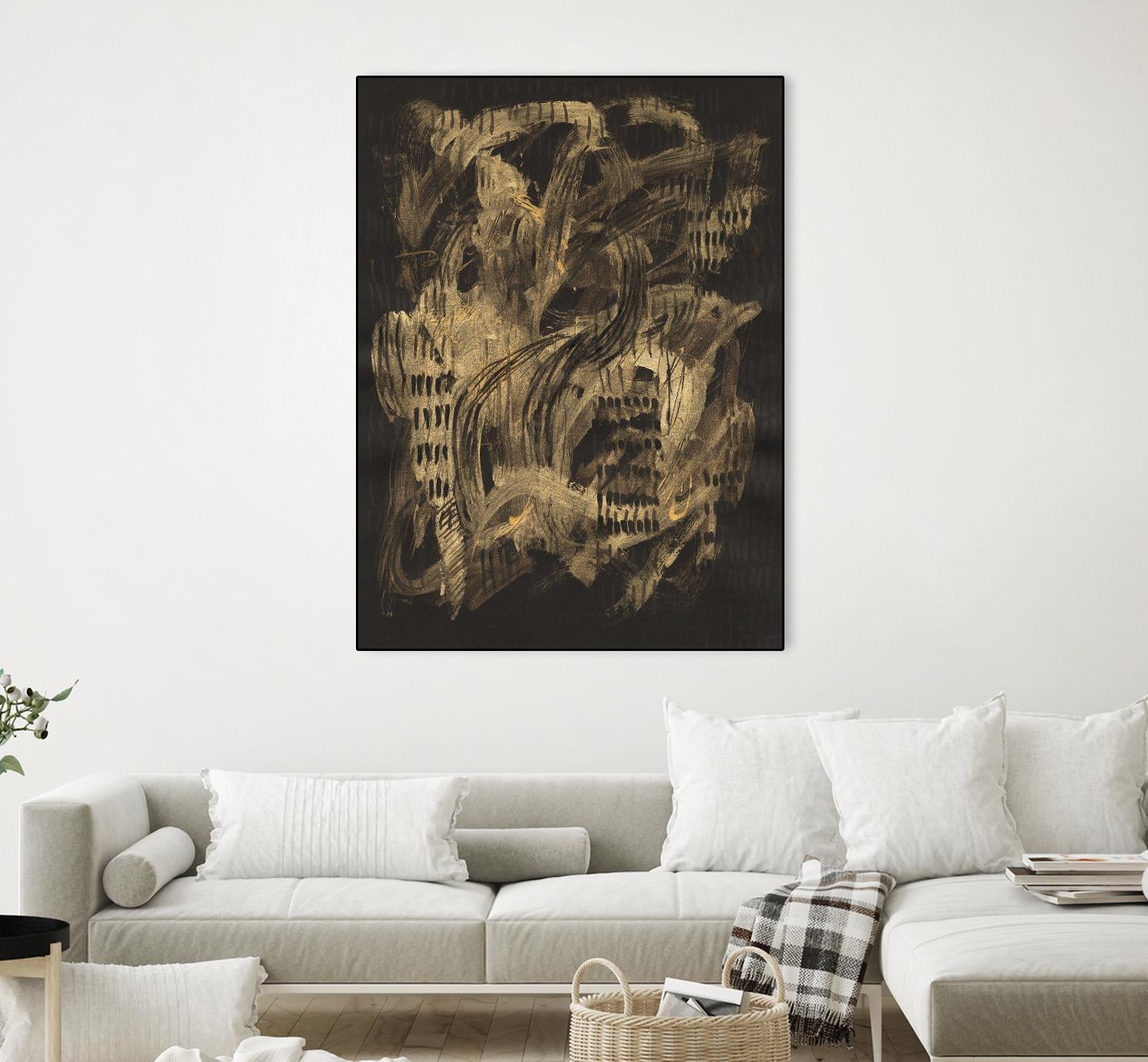 Velocity by Lori Arbel on GIANT ART - gold abstract abstract