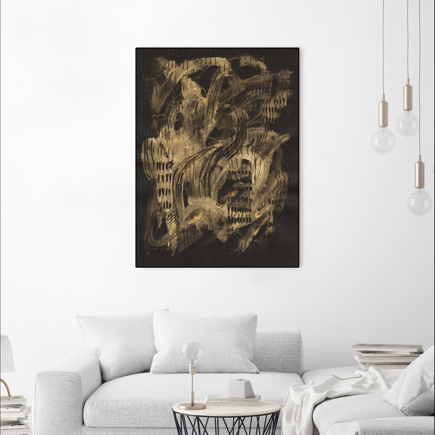 Velocity by Lori Arbel on GIANT ART - gold abstract abstract