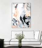 Blush Flame I by Ethan Harper on GIANT ART - white abstract