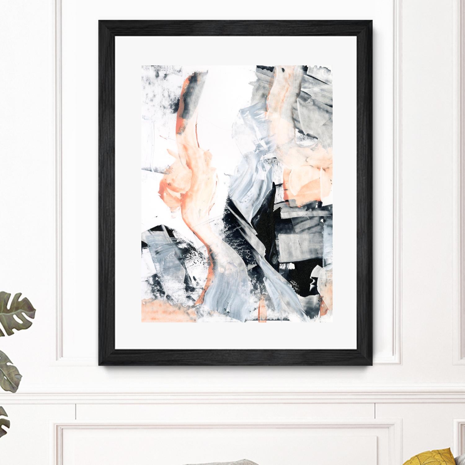 Blush Flame I by Ethan Harper on GIANT ART - white abstract